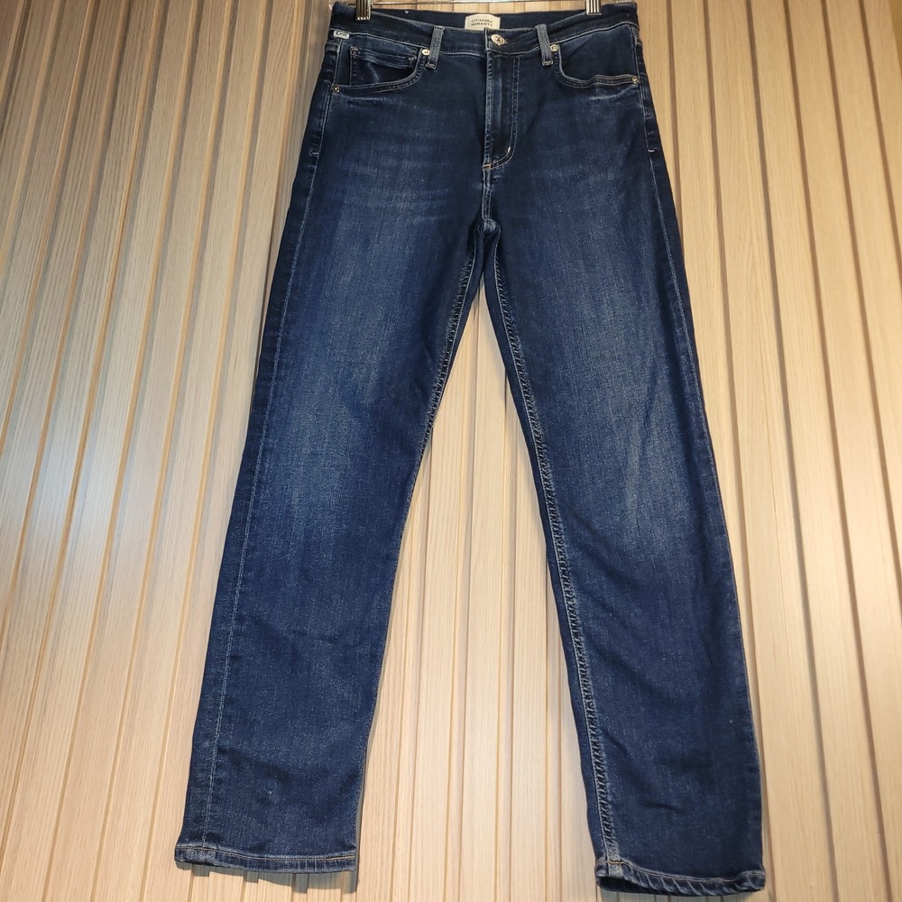Citizens of Humanity Isola Straight Leg Jeans Dark Wash Womens 27